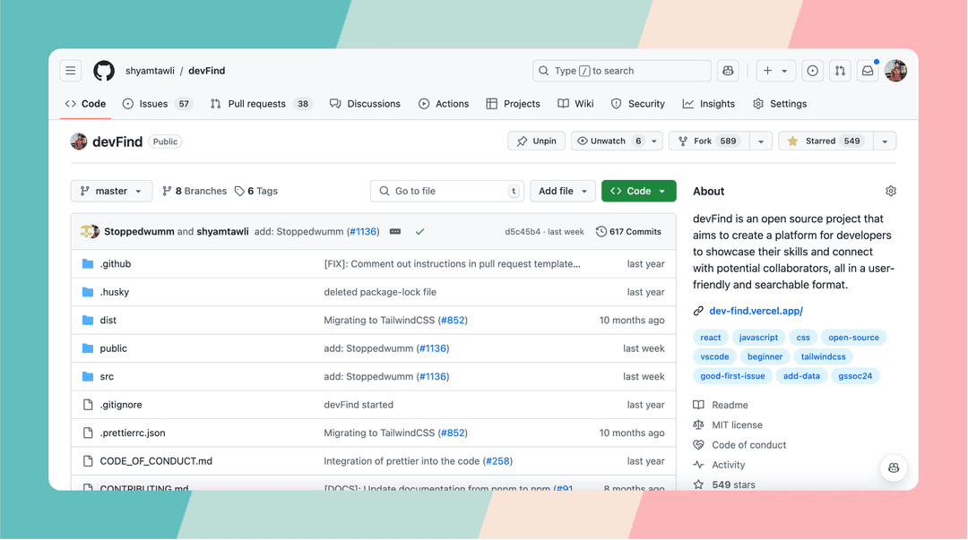 devFind - Open Source